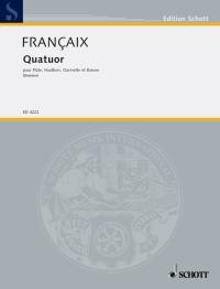 Quartet for flute, oboe, clarinet B, Bassoon